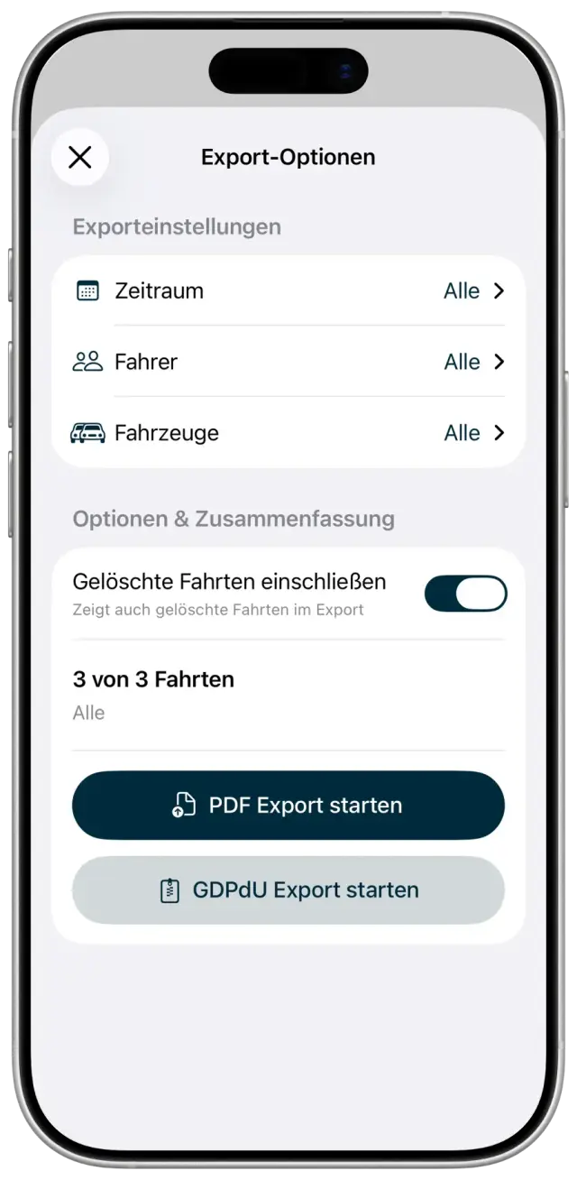 Xevono PDF Export